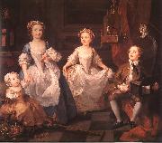 William Hogarth The Graham Children oil painting artist